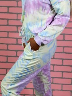 Women's Loungewear Sets Tie Dye Sport Casual Comfort Home Street Daily Polyester Breathable Crew Neck Long Sleeve Hoodie Pant Pocket Hole Fall Winter Yellow 5 Women's Loungewear Sets Tie Dye Sport Casual Comfort Home Street Daily Polyester Breathable Crew Neck Long Sleeve Hoodie Pant Pocket Hole Fall Winter Yellow -Deals The Sexy Bra Store jgfbrm1693467395918