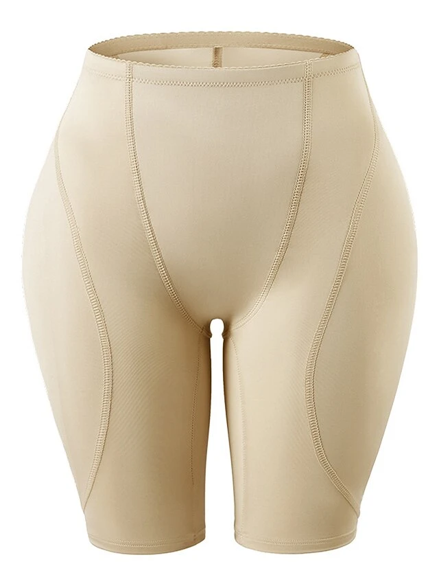 Women's Shapewear With Hip Pads Pure Color Sport Casual Comfort Home Daily Gyms Nylon Breathable Summer Spring Black Beige 6 Women's Shapewear With Hip Pads Pure Color Sport Casual Comfort Home Daily Gyms Nylon Breathable Summer Spring Black Beige - Image 6