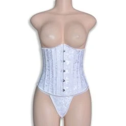 Corset Women's Corsets Trachtenmieder Christmas Halloween Wedding Party Birthday Party Plus Size Black White Red Country Bavarian Underbust Corset Hook & Eye Classic Tummy Control Fashion Abstract -Deals The Sexy Bra Store jsfbnl1635853079588