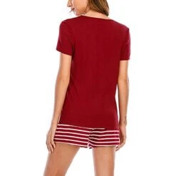 Women's Pajamas Sets Nighty Pjs 2 Pieces Animal Letter Fashion Simple Comfort Party Home Daily Modal Breathable Gift Crew Neck Short Sleeve T Shirt Tee Shorts Elastic Waist Spring Summer Blue Wine 23 Women's Pajamas Sets Nighty Pjs 2 Pieces Animal Letter Fashion Simple Comfort Party Home Daily Modal Breathable Gift Crew Neck Short Sleeve T Shirt Tee Shorts Elastic Waist Spring Summer Blue Wine -Deals The Sexy Bra Store jwnzsq1642503072935