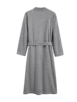 Women's Robe Pure Color Simple Casual Comfort Home Bed Wedding Party Polyester Breathable V Wire Long Sleeve Fall Winter White Pink -Deals The Sexy Bra Store jylssq1694072381280