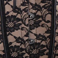 Corset Women's Plus Size Corsets Country Bavarian Overbust Corset Stylish Tummy Control Push Up Lace Solid Colored Solid Color Hook & Eye Lace Up Nylon POLY Christmas Halloween Wedding Party Birthday -Deals The Sexy Bra Store kajotk1556417829692