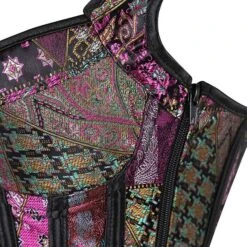 Corset Women's Corsets Halloween Wedding Party Party & Evening Plus Size Black White Purple Breathable Overbust Corset Zipper Lace Up Backless Tummy Control Push Up Flower All Seasons -Deals The Sexy Bra Store kbbjjz1659435987337