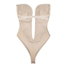 Corset Women's Bodysuits Wedding Party Party & Evening Club Black Beige Spandex Sport Overbust Corset Backless Tummy Control Push Up Pure Color Fall Winter -Deals The Sexy Bra Store kbikxr1662099892401