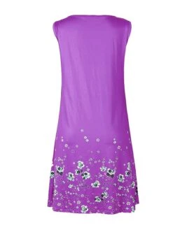 Women's Plus Size Loungewear Nightgown Nightshirt Dress Flower Simple Casual Comfort Home Daily Going Out Polyester Breathable Sleeveless Summer Spring Yellow Pink -Deals The Sexy Bra Store kcuirm1678257328578