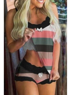 Women's Pajamas Pajama Top And Pant Sets Letter Flower Hot Casual Soft Home Daily Bed Polyester Breathable Straps Sleeveless Strap Top Shorts Summer Spring Black Pink 17 Women's Pajamas Pajama Top And Pant Sets Letter Flower Hot Casual Soft Home Daily Bed Polyester Breathable Straps Sleeveless Strap Top Shorts Summer Spring Black Pink -Deals The Sexy Bra Store khndko1678863883072