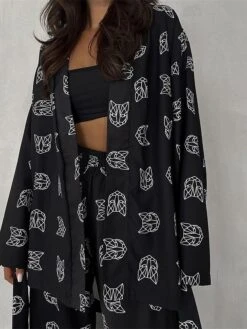 Women's Loungewear Sets 2 Pieces Cat Letter Fashion Casual Comfort Street Daily Date Polyester Breathable V Wire Long Sleeve Pant Fall Winter Silver Black Black 30 Women's Loungewear Sets 2 Pieces Cat Letter Fashion Casual Comfort Street Daily Date Polyester Breathable V Wire Long Sleeve Pant Fall Winter Silver Black Black -Deals The Sexy Bra Store kjylax1692257127863