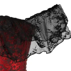 Women's Plus Size Corsets Country Bavarian Overbust Corset Classic Tummy Control Push Up Lace Solid Color Printing Buckle Hook & Eye Nylon Polyester / Cotton Christmas Halloween Wedding Party -Deals The Sexy Bra Store kkzsnv1634268384364