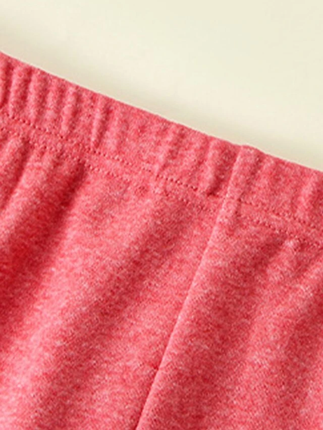 Women's Thermal Lounge Pants Pure Color Simple Casual Comfort Home Daily Bed Cotton Warm Breathable Fall Winter Pink Red 8 Women's Thermal Lounge Pants Pure Color Simple Casual Comfort Home Daily Bed Cotton Warm Breathable Fall Winter Pink Red - Image 8