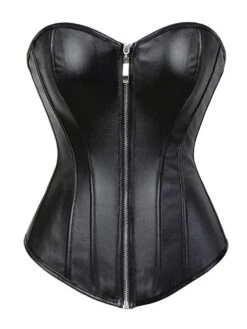 Women's Balck And Red Corsets Shapewear Pure Color Corsets Party Christmas Going Out Polyester Breathable Bandeau Sleeveless Backless Summer Spring Black Red -Deals The Sexy Bra Store kqsqva1697170336006