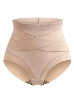 Corset Women's Control Panties Thigh Slimmers Shapewears Office Running Gym Yoga Black Beige Sport Sexy Breathable Lace Up Tummy Control Push Up Basic Pure Color All Seasons -Deals The Sexy Bra Store kvdayl1634720499921