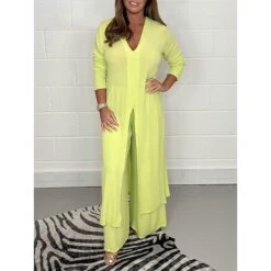 Women's Pajamas Pajama Top And Pant Sets 2 Pieces Pure Color Fashion Casual Soft Home Daily Bed Polyester Breathable V Wire Long Sleeve T Shirt Tee Pant Summer Spring Black White -Deals The Sexy Bra Store kxjtzy1683533920066