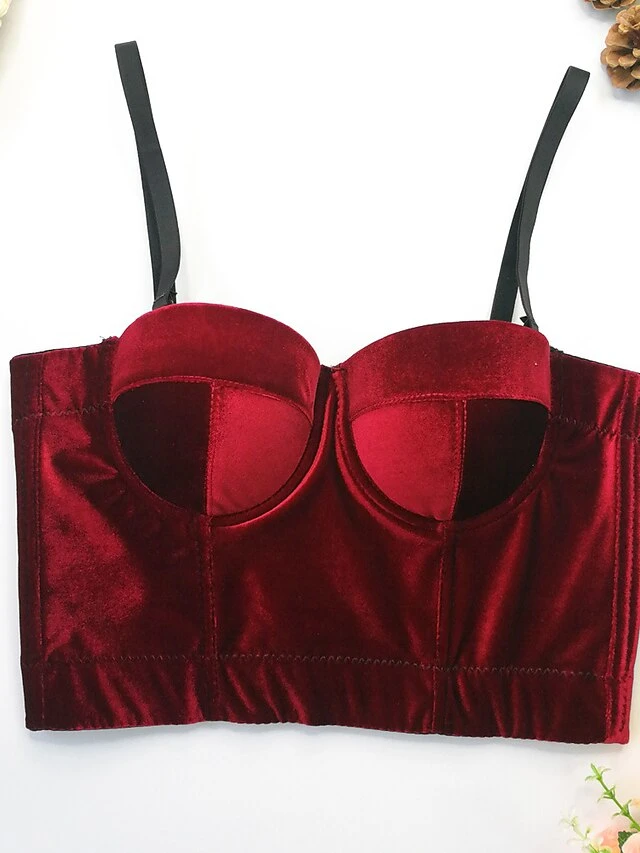 Corset Women's Corset Tops Prom Party & Evening Club Black Wine Green Sexy Overbust Corset Buckle Backless Tummy Control Pure Color Summer Spring 15 Corset Women's Corset Tops Prom Party & Evening Club Black Wine Green Sexy Overbust Corset Buckle Backless Tummy Control Pure Color Summer Spring - Image 15