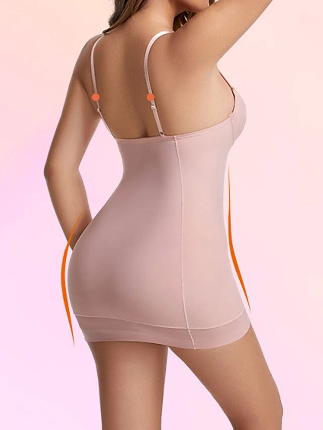 Women's Shapewear Waist Trainer Body Shaper Pure Color Sport Simple Casual Daily Going Out Nylon Breathable Straps Sleeveless Adjustable Summer Spring Black Pink 4 Women's Shapewear Waist Trainer Body Shaper Pure Color Sport Simple Casual Daily Going Out Nylon Breathable Straps Sleeveless Adjustable Summer Spring Black Pink - Image 4