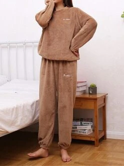 Women's Fleece Warm Loungewear Sets Letter Fashion Casual Comfort Home Daily Bed Coral Fleece Coral Velvet Warm Crew Neck Long Sleeve Hoodie Pant Embroidery Fall Winter Pink Red 14 Women's Fleece Warm Loungewear Sets Letter Fashion Casual Comfort Home Daily Bed Coral Fleece Coral Velvet Warm Crew Neck Long Sleeve Hoodie Pant Embroidery Fall Winter Pink Red -Deals The Sexy Bra Store lndtff1693295687000