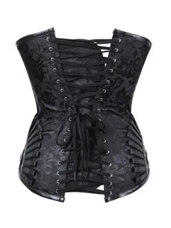 Women's Body Shaper Pure Color Corsets Retro Punk & Gothic Daily Going Out Polyester Breathable Sleeveless Adjustable Summer Spring Black -Deals The Sexy Bra Store lolmem1692602336232