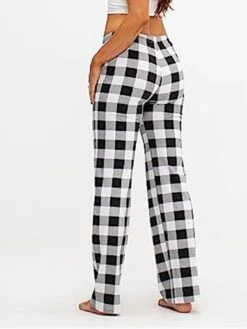 Women's Pajama Pants Christmas Grid / Plaid Simple Casual Soft Home Polyester Warm Breathable Pant Elastic Waist Fall Winter White Pink 30 Women's Pajama Pants Christmas Grid / Plaid Simple Casual Soft Home Polyester Warm Breathable Pant Elastic Waist Fall Winter White Pink -Deals The Sexy Bra Store lqgrhd1696231977363