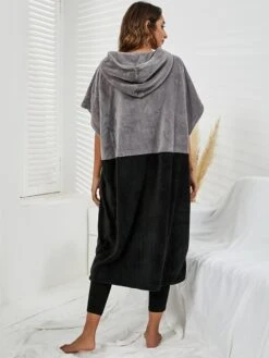 Women's Robes Gown Pure Color Comfort Home Polyester Comfort Short Sleeve Pullover Pocket Hoodie Summer Red Blue -Deals The Sexy Bra Store lqoymn1690446015906