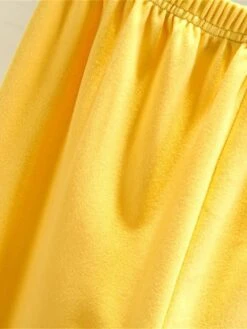 Women's Pajamas Sets Patchwork Warm Fashion Plush Home Daily Bed Cotton Warm Breathable V Wire Long Sleeve Shirt Pant Button Fall Winter Korean Fans Yellow -Deals The Sexy Bra Store lvksff1695281903763