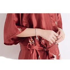 Women's Gift Robes Gown Pajamas Bathrobes Home Party Wedding Party Spa Print Crane Animal Silk Simple Soft Kimono Robes Sweet Fall Spring Summer V Wire Long Sleeve Tie Closure Belt Included 25 Women's Gift Robes Gown Pajamas Bathrobes Home Party Wedding Party Spa Print Crane Animal Silk Simple Soft Kimono Robes Sweet Fall Spring Summer V Wire Long Sleeve Tie Closure Belt Included -Deals The Sexy Bra Store lvovtc1630034099897