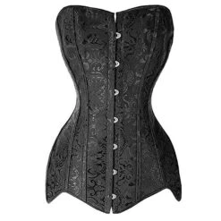Corset Women's Corsets Trachtenmieder Halloween Prom Party & Evening Club Black White Sexy Country Bavarian Buckle Lace Up Backless Retro Tummy Control Flower Summer Spring -Deals The Sexy Bra Store lwekvn1656410688845