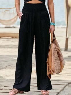 Women's Loungewear Bottom Nighty Pure Color Fashion Comfort Home Street Polyester Shorts Spring Summer Green White -Deals The Sexy Bra Store mfldoc1651831536152