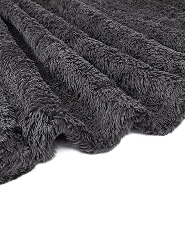 Women's Zip Up Front Robe Bathrobe Wearable Blanket Pure Color Warm Plush Casual Home Daily Bed Flannel Warm Breathable Stand Collar Long Sleeve Pocket Fall Winter Black Pink 20 Women's Zip Up Front Robe Bathrobe Wearable Blanket Pure Color Warm Plush Casual Home Daily Bed Flannel Warm Breathable Stand Collar Long Sleeve Pocket Fall Winter Black Pink - Image 20