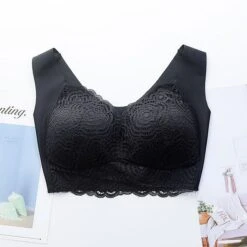 Women's Wireless Bras Full Coverage Pure Color Pull-On Closure Spandex Sexy 1PC Green Black / Bras & Bralettes / Plus Size -Deals The Sexy Bra Store mondpz1620367973464