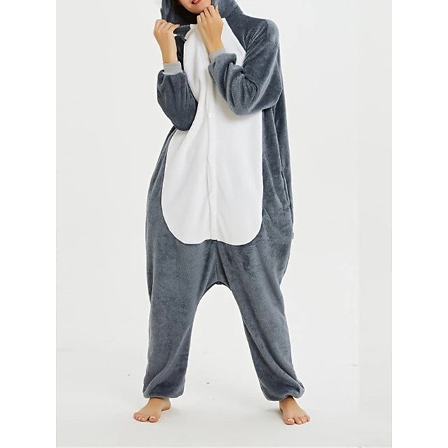 Women's Onesie Cartoon Pajama Plush Casual Oversized Home Daily Bed Flannel Warm Breathable Hoodie Long Sleeve Fall Winter Black Yellow 3 Women's Onesie Cartoon Pajama Plush Casual Oversized Home Daily Bed Flannel Warm Breathable Hoodie Long Sleeve Fall Winter Black Yellow - Image 3