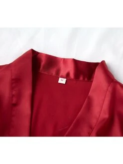 Women's Pajamas Robes Gown Bathrobes Nighty 1 PCS Pure Color Simple Hot Fashion Home Wedding Party Spa Silk Gift Crew Neck Long Sleeve Basic Belt Included Spring Summer White Pink / Satin 22 Women's Pajamas Robes Gown Bathrobes Nighty 1 PCS Pure Color Simple Hot Fashion Home Wedding Party Spa Silk Gift Crew Neck Long Sleeve Basic Belt Included Spring Summer White Pink / Satin -Deals The Sexy Bra Store msaptc1637844529213