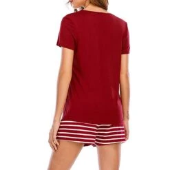 Women's Pajamas Sets Nighty Pjs 2 Pieces Animal Letter Fashion Simple Comfort Party Home Daily Modal Breathable Gift Crew Neck Short Sleeve T Shirt Tee Shorts Elastic Waist Spring Summer Blue Wine 20 Women's Pajamas Sets Nighty Pjs 2 Pieces Animal Letter Fashion Simple Comfort Party Home Daily Modal Breathable Gift Crew Neck Short Sleeve T Shirt Tee Shorts Elastic Waist Spring Summer Blue Wine -Deals The Sexy Bra Store mvamzr1642503072179