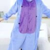 Women's Bodysuits Onesie Pajamas Patchwork Fashion Lovers Hot Home Bed Valentine‘s DayWarm Hoodie Long Sleeve Button Fall Winter Yellow Blue