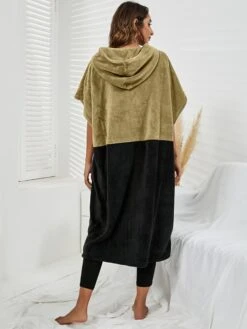 Women's Robes Gown Pure Color Comfort Home Polyester Comfort Short Sleeve Pullover Pocket Hoodie Summer Red Blue -Deals The Sexy Bra Store ndwhxt1690446018041