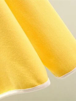 Women's Pajamas Sets Patchwork Warm Fashion Plush Home Daily Bed Cotton Warm Breathable V Wire Long Sleeve Shirt Pant Button Fall Winter Korean Fans Yellow -Deals The Sexy Bra Store nmyakw1695281898764