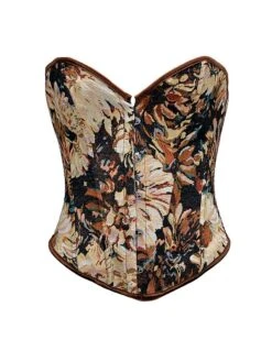 Women's Shapewear Waist Trainer Body Shaper Flower Fashion Retro Hot Party Halloween Masquerade Polyester Breathable Bandeau Sleeveless Adjustable Summer Spring Sunflower Black 24 Women's Shapewear Waist Trainer Body Shaper Flower Fashion Retro Hot Party Halloween Masquerade Polyester Breathable Bandeau Sleeveless Adjustable Summer Spring Sunflower Black -Deals The Sexy Bra Store nncqoc1693206700270