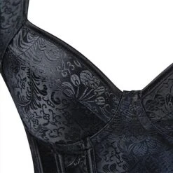 Corset Women's Corsets Halloween Wedding Party Party & Evening Plus Size Black White Purple Breathable Overbust Corset Zipper Lace Up Backless Tummy Control Push Up Flower All Seasons -Deals The Sexy Bra Store nrsalg1656413160821