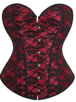 Corset Women's Corsets Trachtenmieder Halloween Club Oktoberfest Costume Red Country Bavarian Breathable Buckle Lace Up Backless Tummy Control Lace Summer Spring -Deals The Sexy Bra Store nrwkdn1656410674500