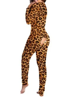 Women's Onesie Pajamas Nighty One Piece Pajama Leopard Star Fashion Comfort Soft Home Daily VacationV Wire Long Sleeve Button Fall Spring Black Pink 16 Women's Onesie Pajamas Nighty One Piece Pajama Leopard Star Fashion Comfort Soft Home Daily VacationV Wire Long Sleeve Button Fall Spring Black Pink -Deals The Sexy Bra Store numdrn1663665129719