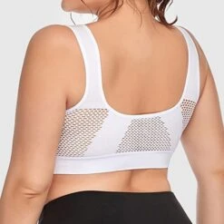 Curve Plus Size Backless Hole Solid Color Casual U Neck Fall Winter Wireless Bras Full Coverage Bra Watermelon Red Bean Paste Purple Black Big Size L XL 2XL 3XL 4XL -Deals The Sexy Bra Store nvslfm1660284062696