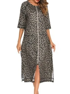 Women's Pajamas Robes Gown Bathrobes Pjs Leopard Flower Simple Comfort Home Daily Cotton Crew Neck Half Sleeve Pocket Winter Fall Blue Pink 18 Women's Pajamas Robes Gown Bathrobes Pjs Leopard Flower Simple Comfort Home Daily Cotton Crew Neck Half Sleeve Pocket Winter Fall Blue Pink -Deals The Sexy Bra Store nwmkos1661336267358