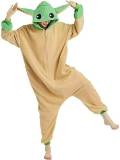 Women's Bodysuits Onesie Pajamas Patchwork Fashion Lovers Hot Home Bed Valentine‘s DayWarm Hoodie Long Sleeve Fall Winter Yellow Pink