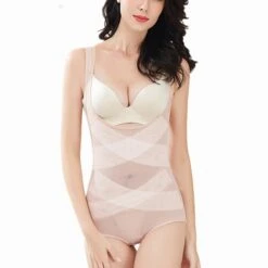 Corset Women's Bodysuits Shapewears Home Office Christmas Bed Plus Size Black Purple Apricot Sport Seamless Sexy Buckle Seamed Criss Cross Classic Tummy Control Solid Color Pure Color Summer Spring -Deals The Sexy Bra Store nzqxmc1694397152192