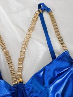 Women's Xmas Sexy Lingerie Sets Pure Color Lovers Hot Christmas Satin Breathable Straps Sleeveless Backless Summer Spring Black Red -Deals The Sexy Bra Store obfole1695712998787