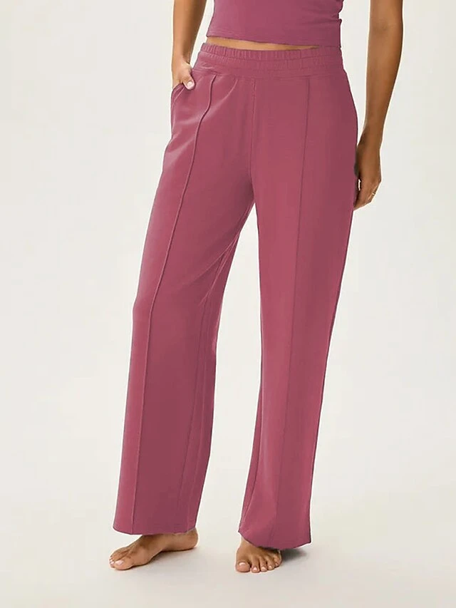 Women's Long Johns Pajama Pant Pure Color Warm Fashion Home Street Daily Cotton Comfort Pocket Elastic Waist Fall Winter Milky Black 4 Women's Long Johns Pajama Pant Pure Color Warm Fashion Home Street Daily Cotton Comfort Pocket Elastic Waist Fall Winter Milky Black - Image 4