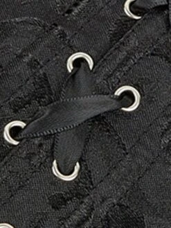 Women's Pink Corsets Dark Blue Corsets Shapewear Flower Corsets Party Halloween Going Out Polyester Breathable Bandeau Short Sleeve Backless Summer Spring Black White -Deals The Sexy Bra Store ohwepf1697170336748