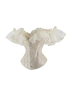 Women's Light Purple Corsets Shapewear Flower Corsets Party Christmas Wedding Party Lace Breathable Off Shoulder Short Sleeve Backless Summer Spring Black White 28 Women's Light Purple Corsets Shapewear Flower Corsets Party Christmas Wedding Party Lace Breathable Off Shoulder Short Sleeve Backless Summer Spring Black White -Deals The Sexy Bra Store oiljrj1697170346437