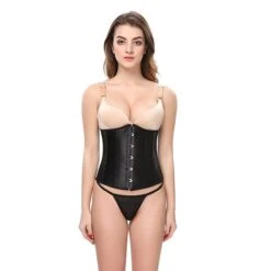 Corset Women's Plus Size Corsets Casual Country Bavarian Underbust Corset Classic Tummy Control Fashion Solid Color Buckle Hook & Eye Nylon Polyester / Cotton Christmas Halloween Wedding Party / Club -Deals The Sexy Bra Store oqcnbe1634557829840