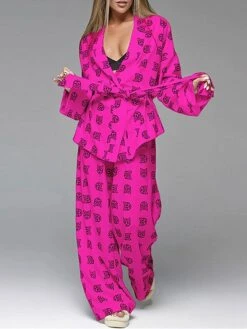 Women's Loungewear Sets 2 Pieces Cat Letter Fashion Casual Comfort Street Daily Date Polyester Breathable V Wire Long Sleeve Pant Fall Winter Silver Black Black 34 Women's Loungewear Sets 2 Pieces Cat Letter Fashion Casual Comfort Street Daily Date Polyester Breathable V Wire Long Sleeve Pant Fall Winter Silver Black Black -Deals The Sexy Bra Store otarbv1692257132745