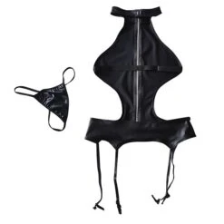 Women's Sexy Bodies Teddies & Bodysuits Pure Color Sexy Uniforms Home Bed Spandex Sleeveless Hole Fall Winter Black / Zipper / Spring / Summer / Zipper / Polyester -Deals The Sexy Bra Store oxswne1648438463640