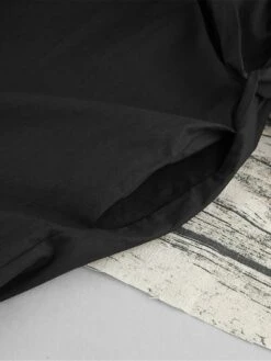 Women's Pajamas Bathrobe Robes Gown Pure Color Simple Casual Comfort Wedding Party Cotton Breathable V Wire Long Sleeve Fall Winter Black Brown -Deals The Sexy Bra Store oymvry1693206710908